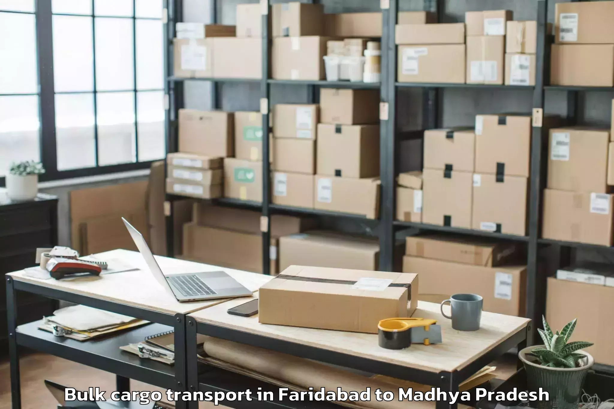 Discover Faridabad to Maharajpur Bulk Cargo Transport